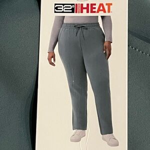 NWT 32 Degrees Sueded High Rise Pant Green Size XL